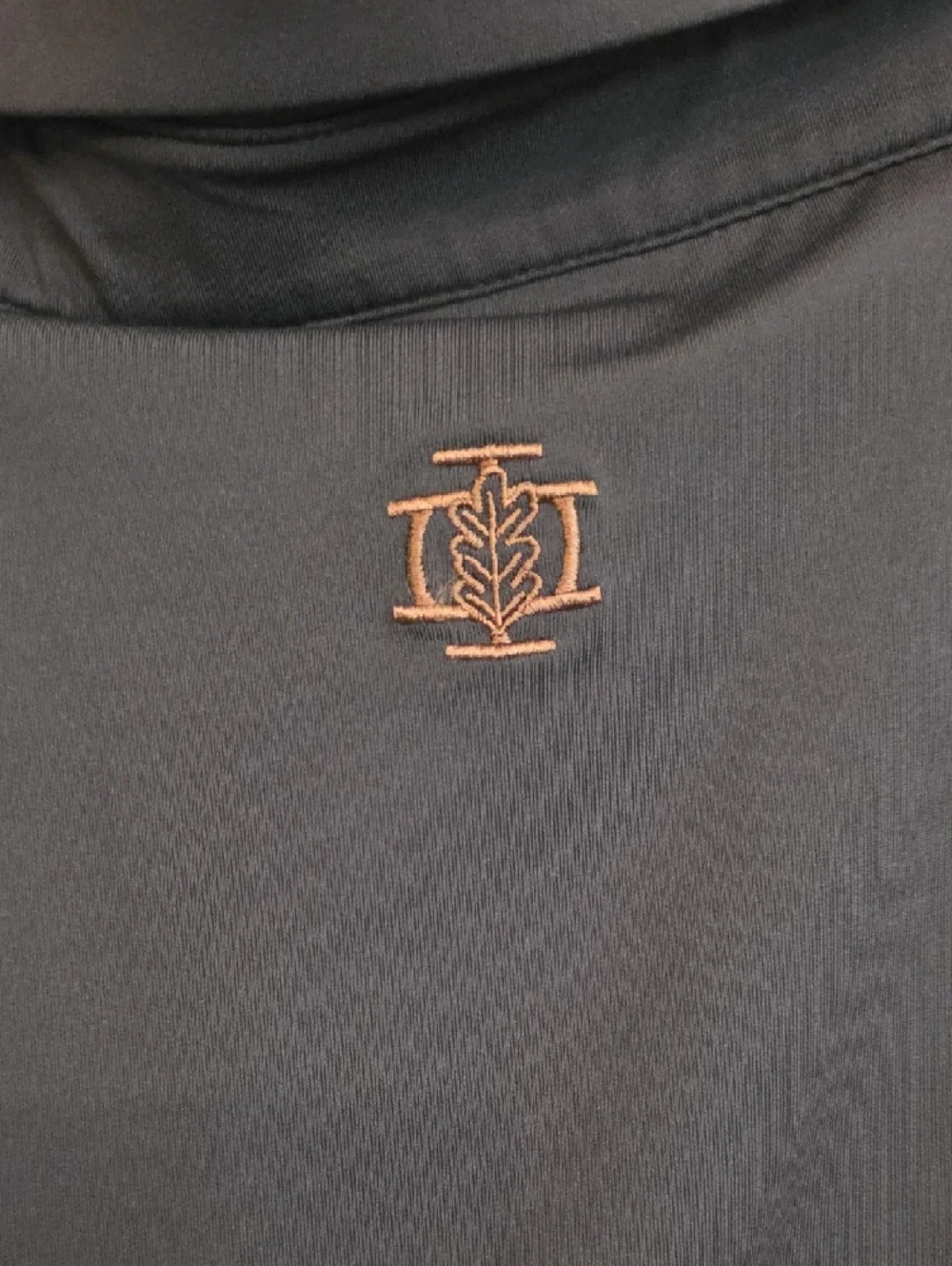 Iron Oak Western Pearl Snap Performance Grey Polo Shirt - Short Sleeve - Picture 6 of 6